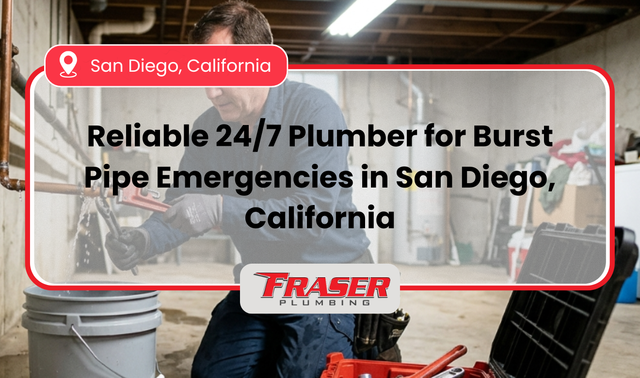 24/7 plumber for burst pipe San Diego
